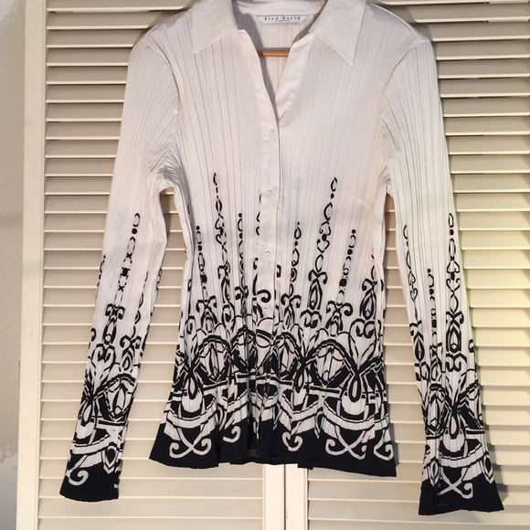 Fred David stretch blouse - Picture 2 of 5